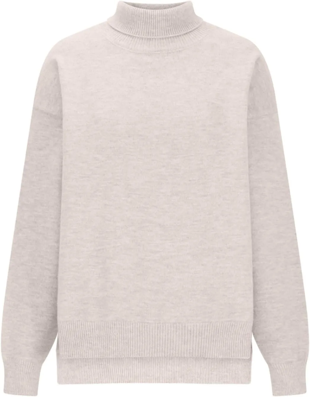 Akklian Women's Oversized Turtleneck Long Sleeve Casual Pullover Soft Knit Tunic Sweater Trendy Crochet Loose Fit Jumper Tops