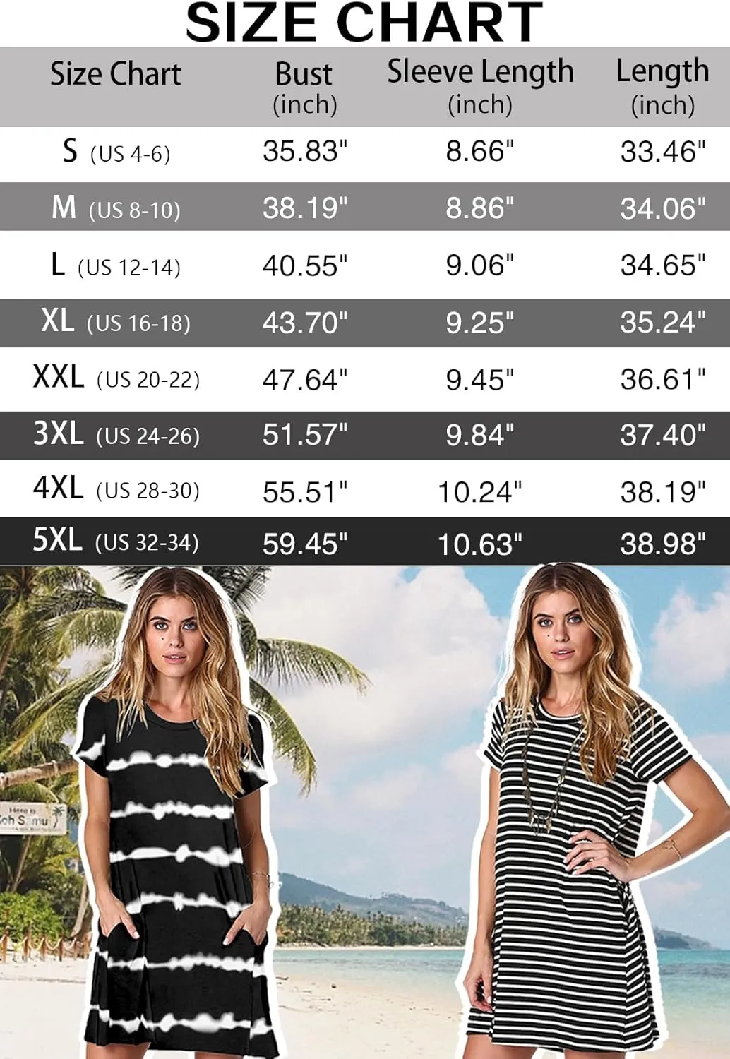Alaster Womens Casual Summer T Shirt Dress Loose Short Sleeve Tunic Dress with Pocket for Women