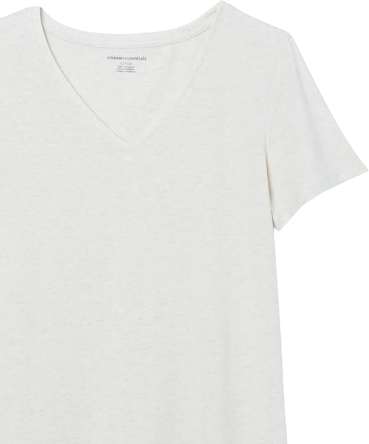 Amazon Essentials Women's Classic-Fit Short-Sleeve V-Neck T-Shirt, Multipacks