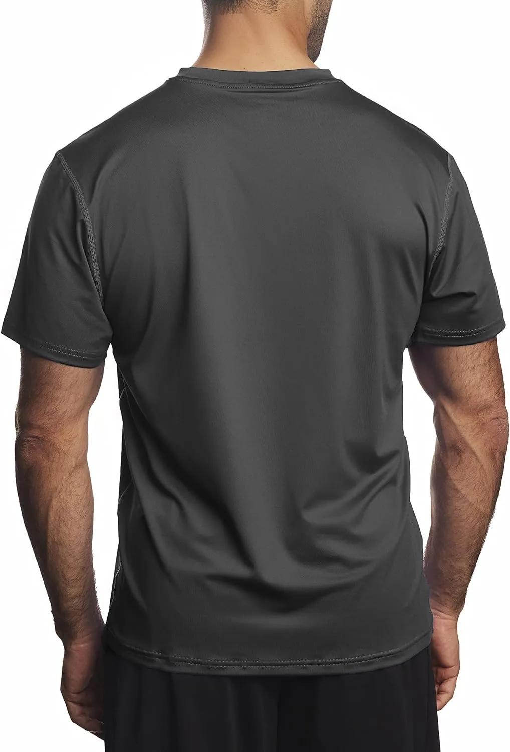 Arctic Cool Men’s Crew Neck Instant Cooling Moisture Wicking Performance UPF 50  Short Sleeve Workout Shirt