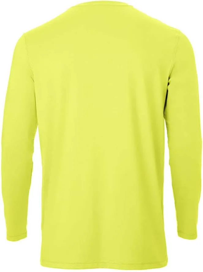 Arctic Cool Men’s Crew Neck Instant Cooling Pocket Workwear Moisture Wicking Performance UPF 50  Long Sleeve Shirt