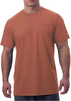 Arctic Cool Men’s Crew Neck Instant Cooling Pocket Workwear Moisture Wicking Performance UPF 50  Short Sleeve Shirt
