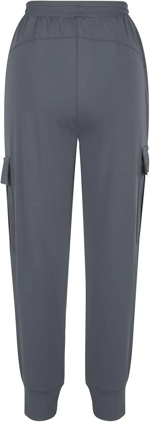 Athletic Pants Women Lightweight Hiking Cargo Pants Quick Dry Casual Trousers Soft Joggers Elastic Waist Sweatpants