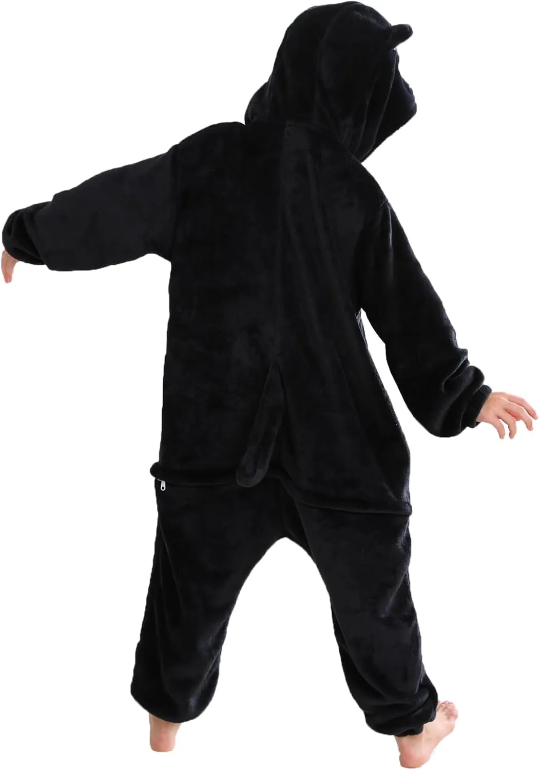 ATOZ Unisex Children Animal Cat Onesie, Halloween Costume Pajamas Christmas Cosplay Sleepwear For Boys Girls
