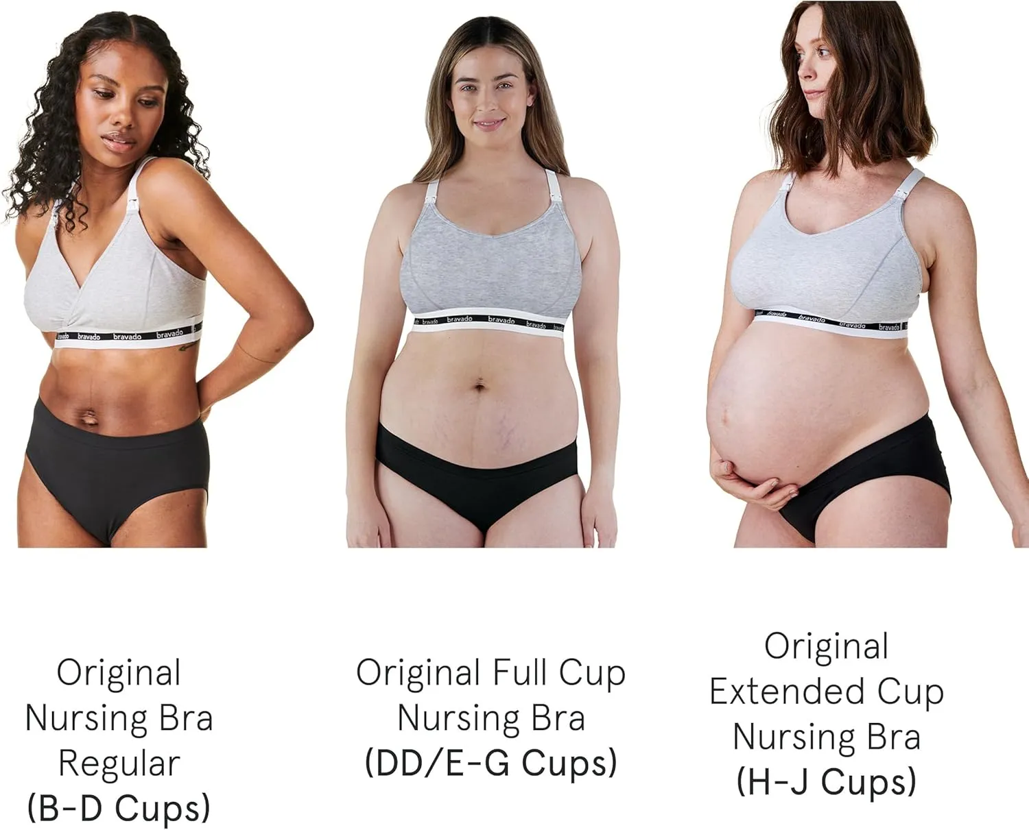 Bravado Designs Women's Original Sleep Nursing Bra, Full Cup Maternity Bra for Breastfeeding