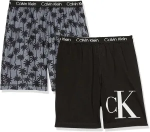 Calvin Klein boys Lounge Pajama Shorts 2-pack