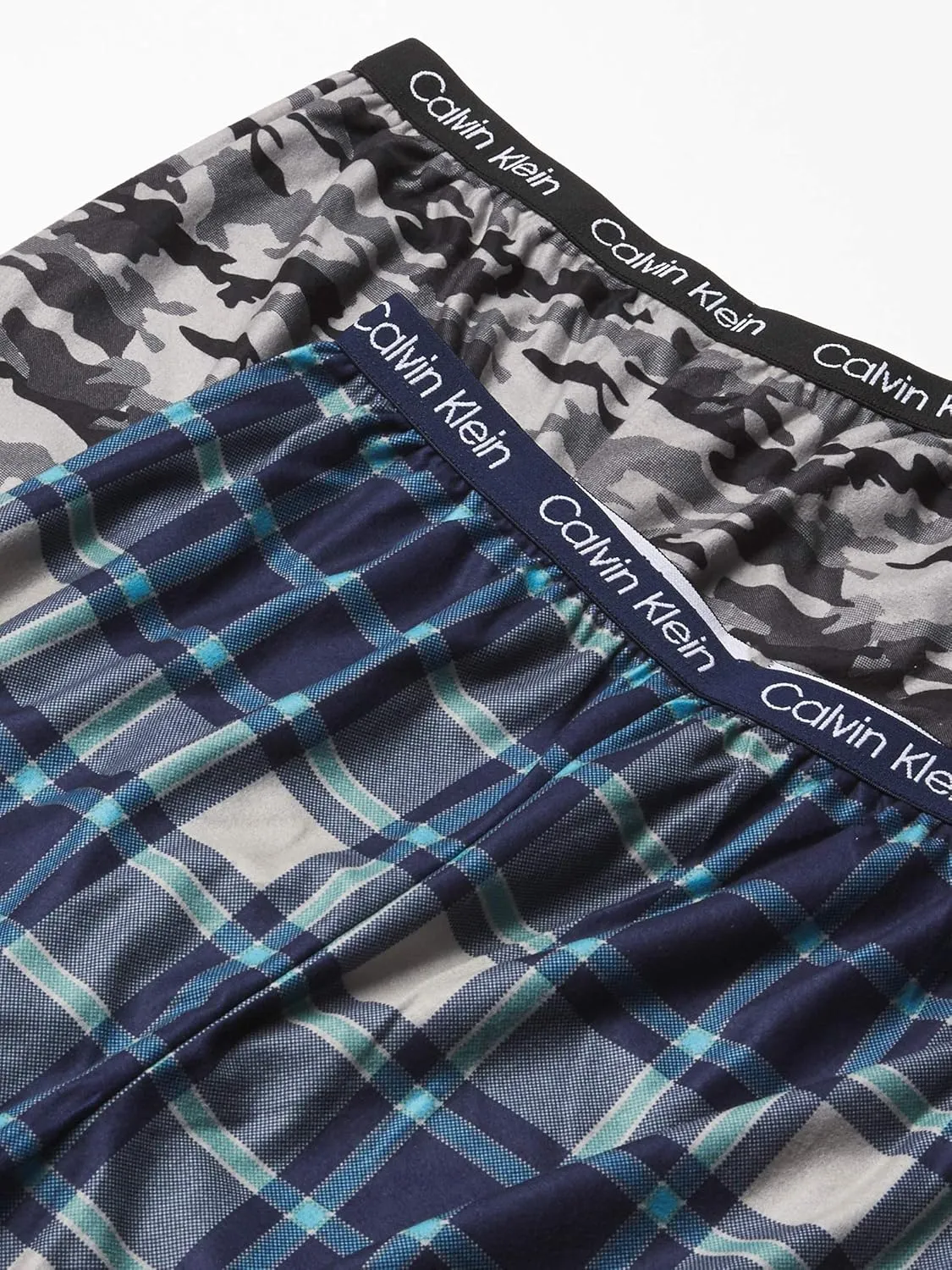 Calvin Klein Boys' Sleepwear Super Soft Brushed Micro Pajama Pants (2 Pack)