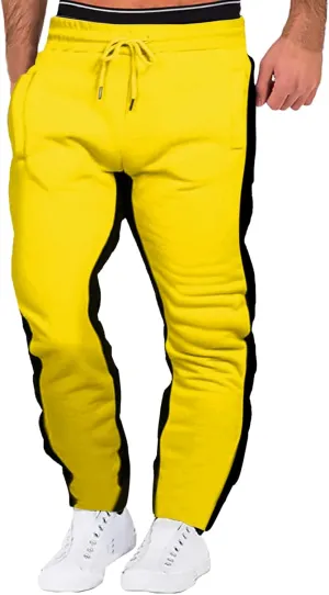 Cargo Pants for Men Big and Tall Performance Open Bottom Workout Quick Dry Pants for Athletic Jogging Training Casual