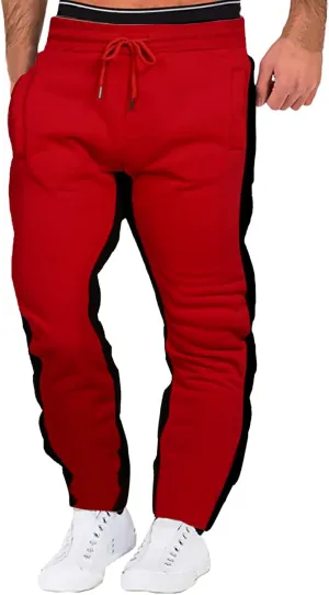 Cargo Pants for Men Big and Tall Performance Open Bottom Workout Quick Dry Pants for Athletic Jogging Training Casual
