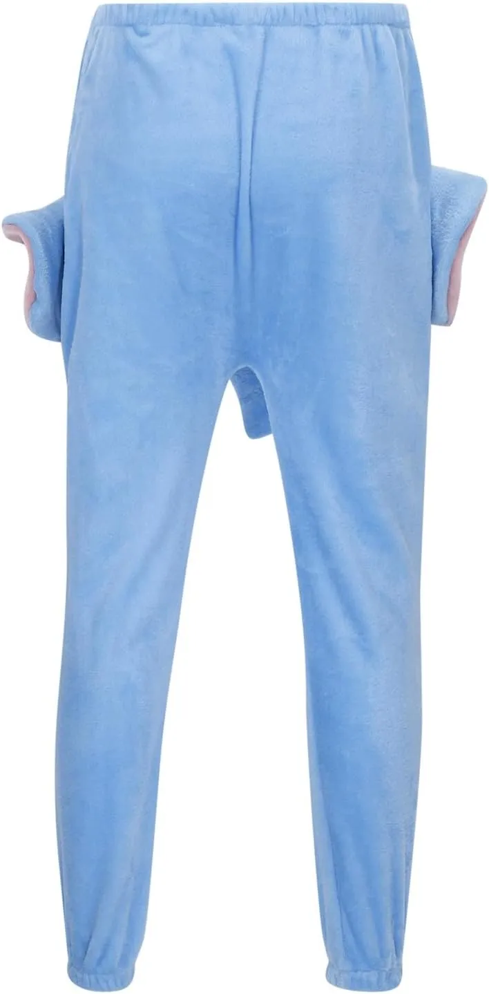 Cartoon Elephant Pants Cute Animal Pants Big Nose and Ears Unisex Soft Elephant Homewear Sleepwear