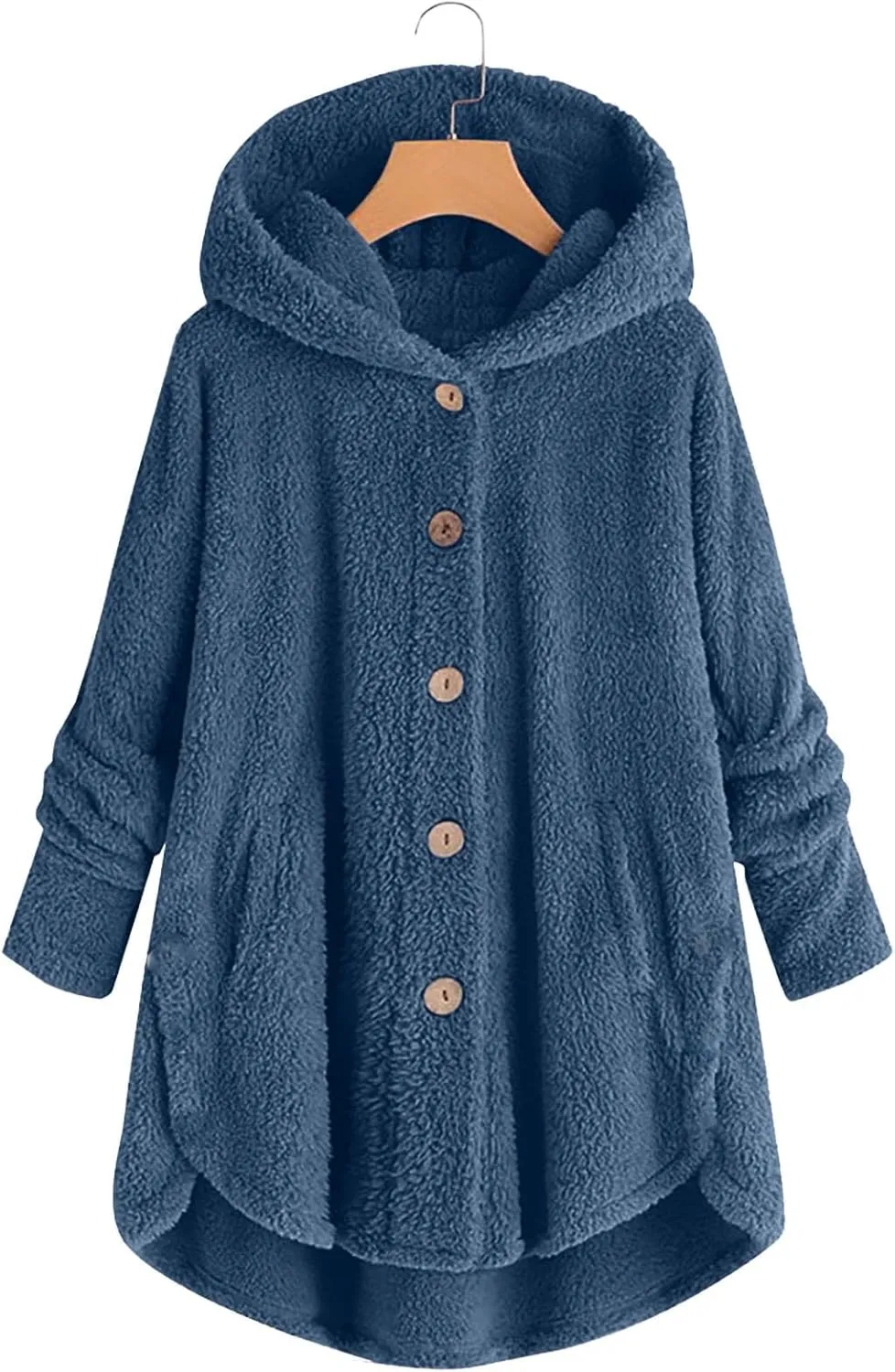 Ceboyel Womens Fuzzy Fleece Jackets Sherpa Winter Coats Cardigan Button Down Teddy Coat Hoodie Trendy Warm Loungewear 2023