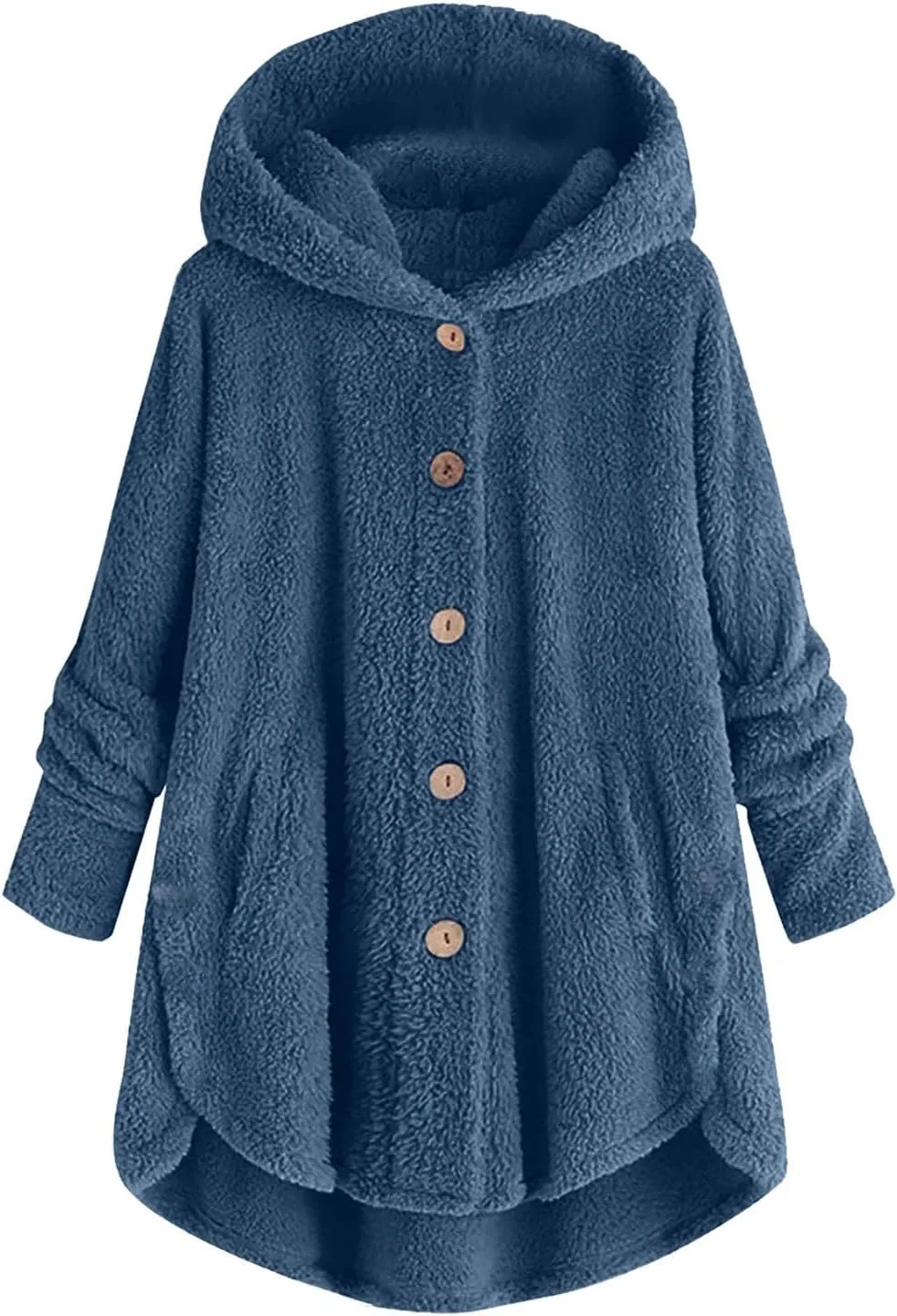 Ceboyel Womens Fuzzy Fleece Jackets Sherpa Winter Coats Cardigan Button Down Teddy Coat Hoodie Trendy Warm Loungewear 2023
