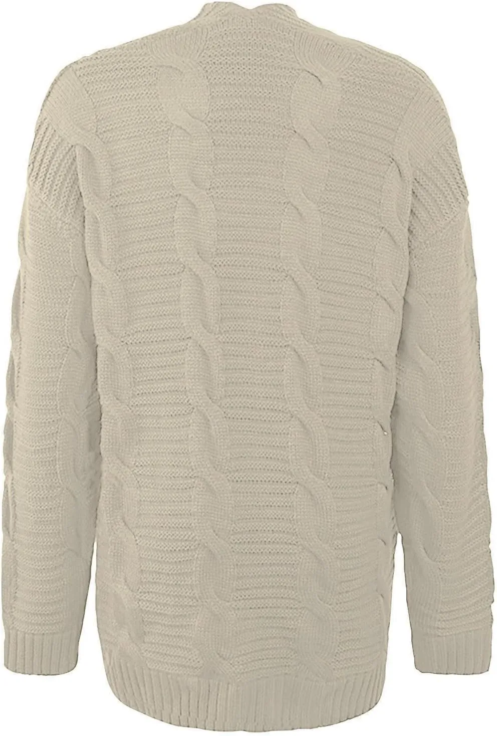 ChicCrate Women's Soft Knit Cardigan Sweater 2025 Fall Winter Trendy Clothes Long Sleeve Loose Outerwear Coats