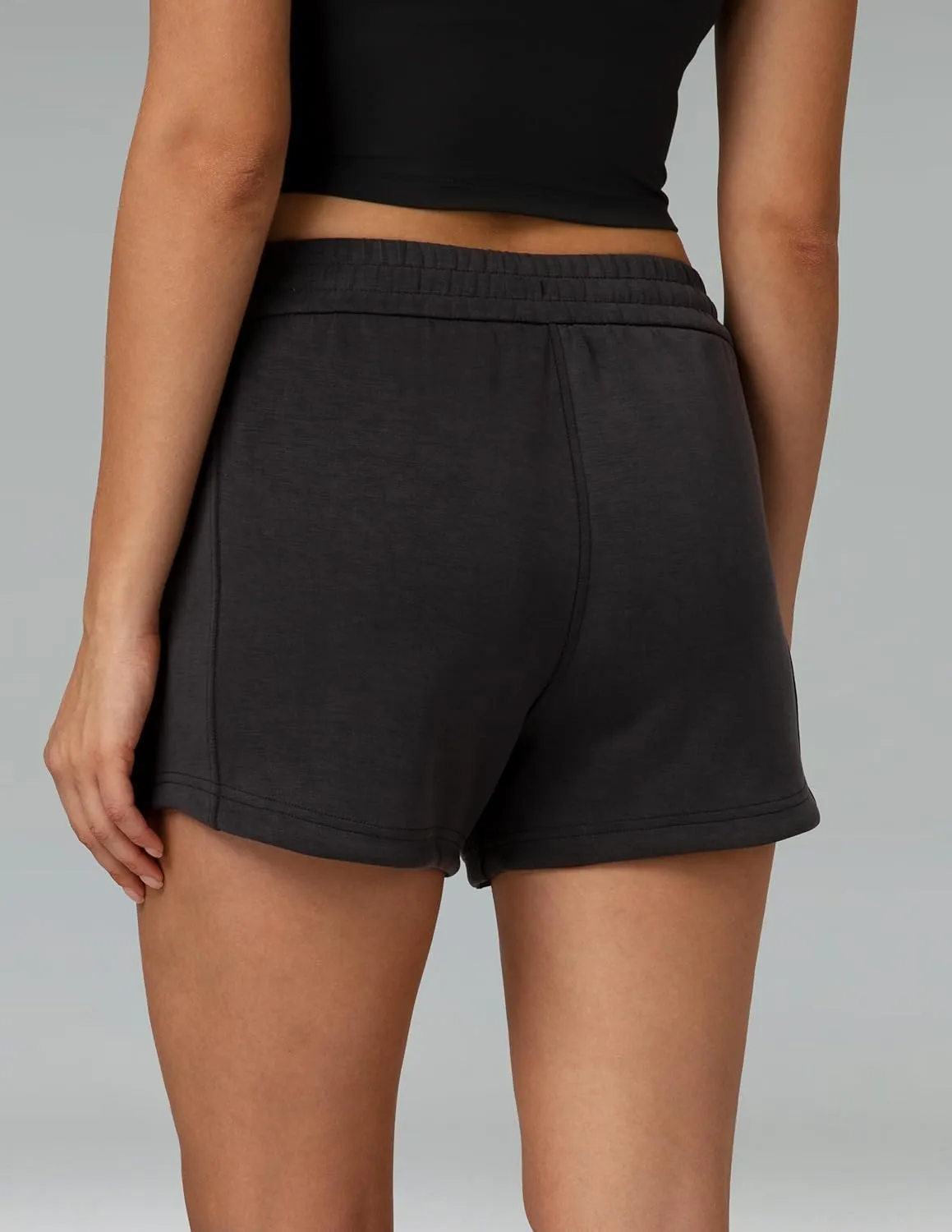 Colorfulkoala Modal Women's High Waisted Sweat 4'' Shorts with Pockets