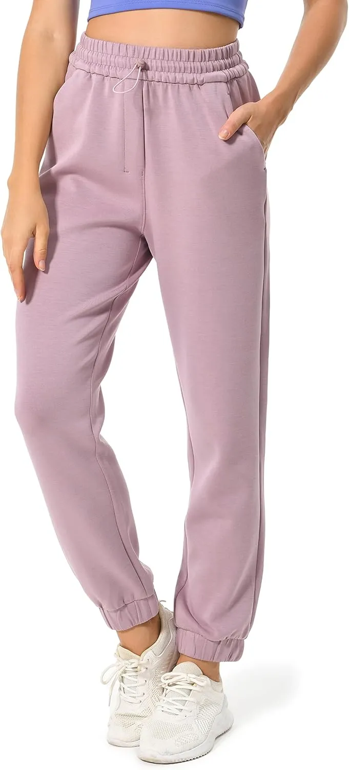 Colorfulkoala Women's High Waisted Ultra Soft Modal Joggers Running Sweatpants Casual Lounge Pants with Pockets
