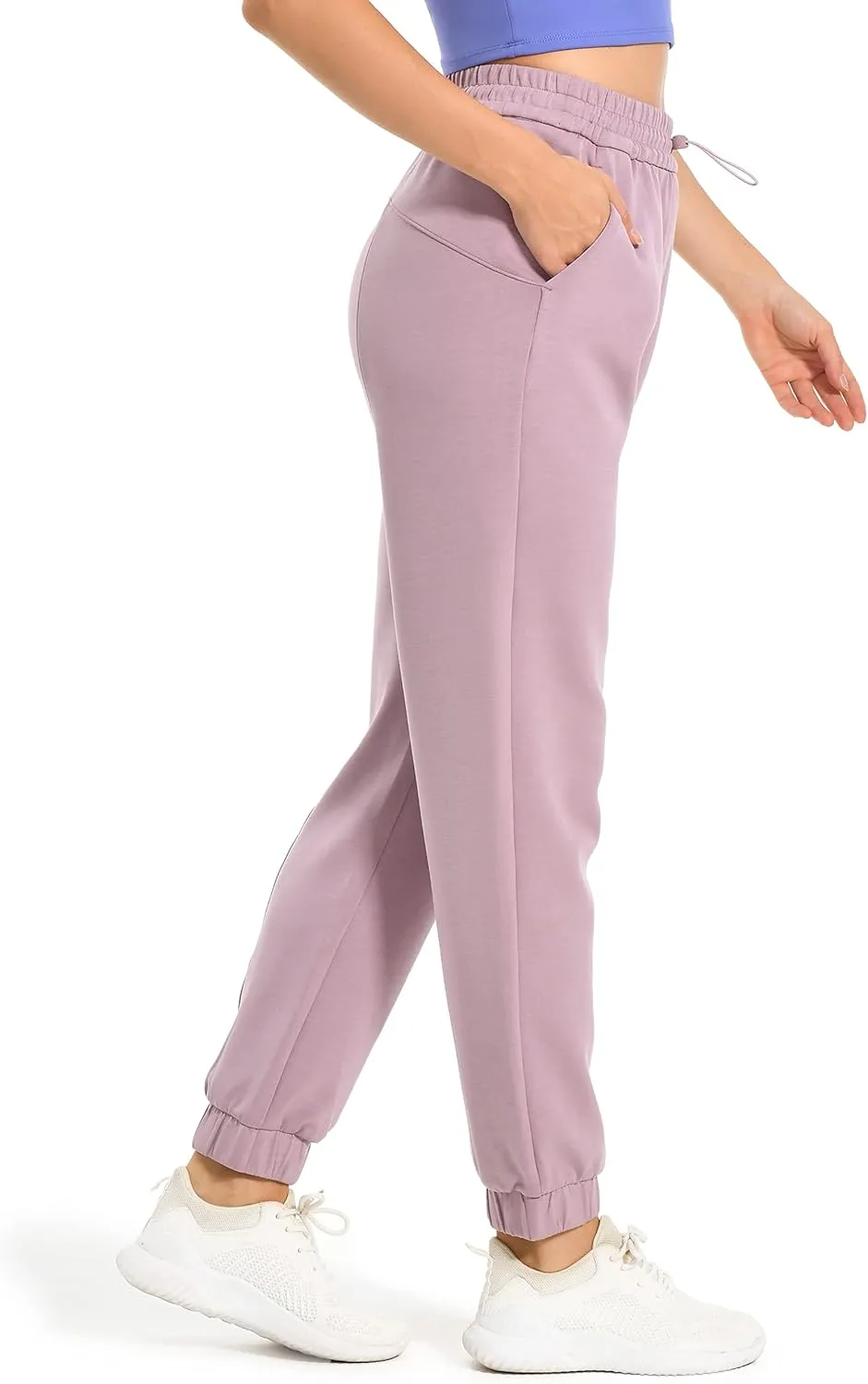 Colorfulkoala Women's High Waisted Ultra Soft Modal Joggers Running Sweatpants Casual Lounge Pants with Pockets
