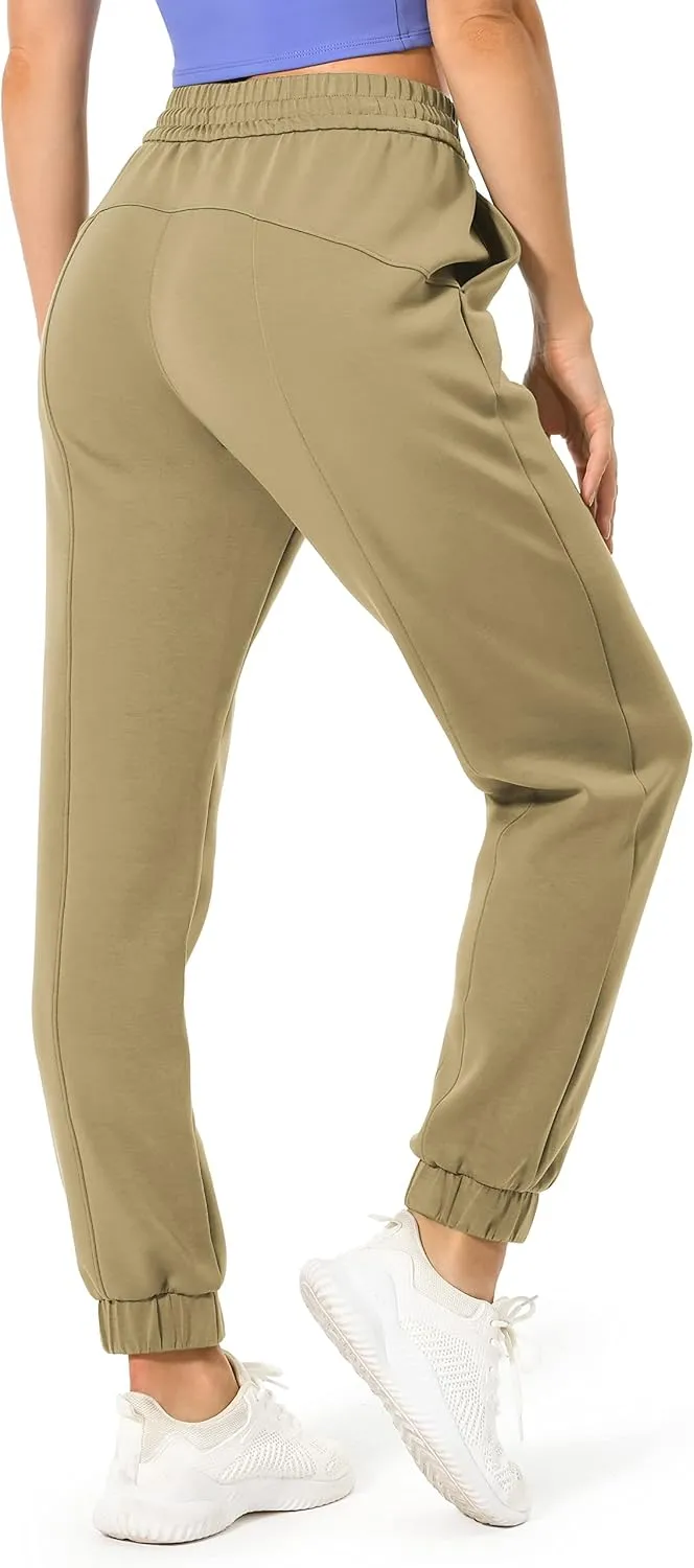 Colorfulkoala Women's High Waisted Ultra Soft Modal Joggers Running Sweatpants Casual Lounge Pants with Pockets