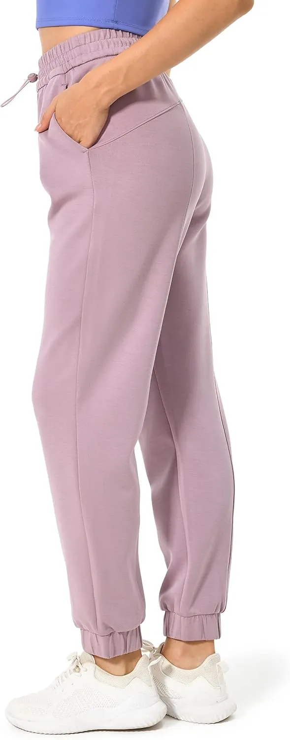 Colorfulkoala Women's High Waisted Ultra Soft Modal Joggers Running Sweatpants Casual Lounge Pants with Pockets