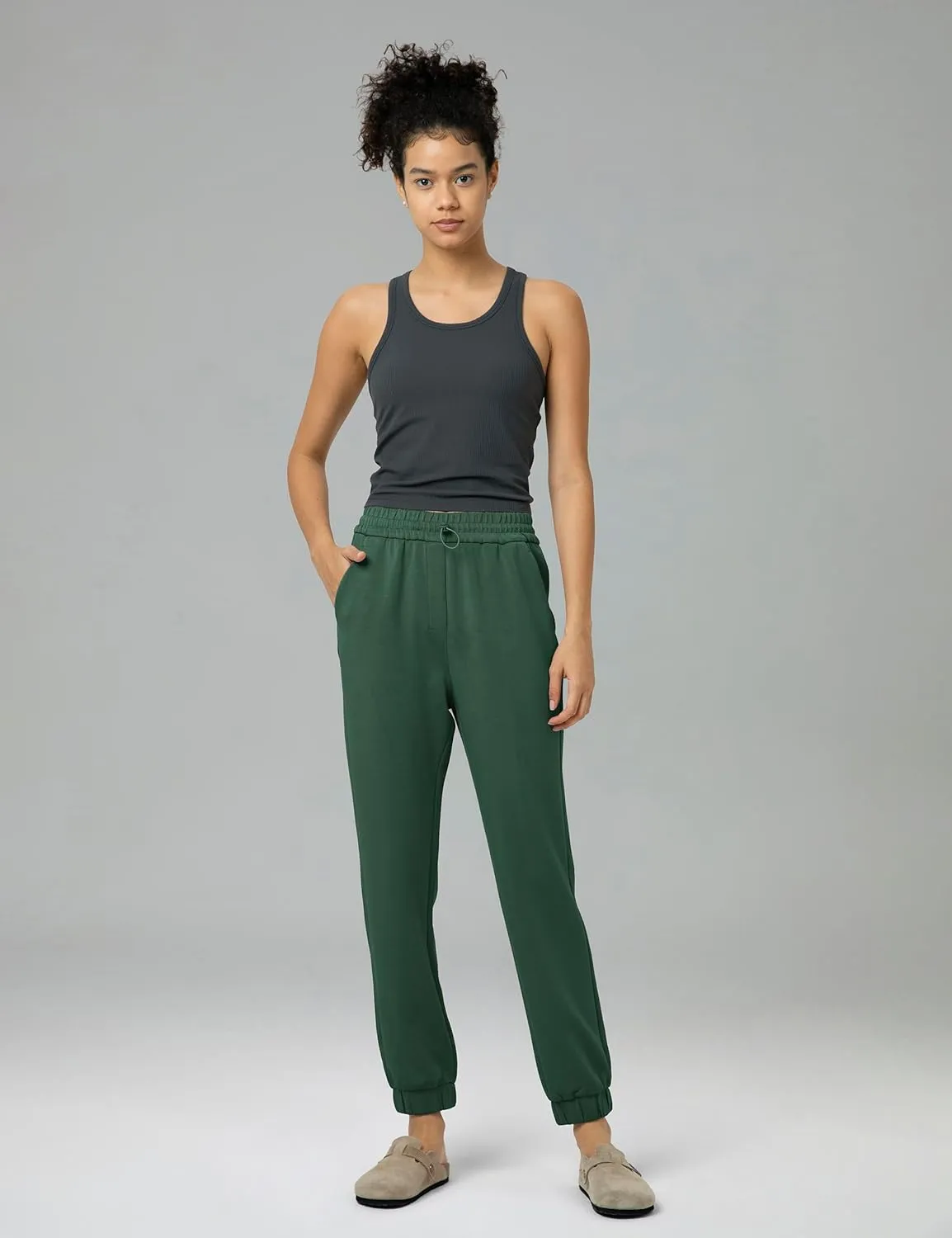 Colorfulkoala Women's High Waisted Ultra Soft Modal Joggers Running Sweatpants Casual Lounge Pants with Pockets