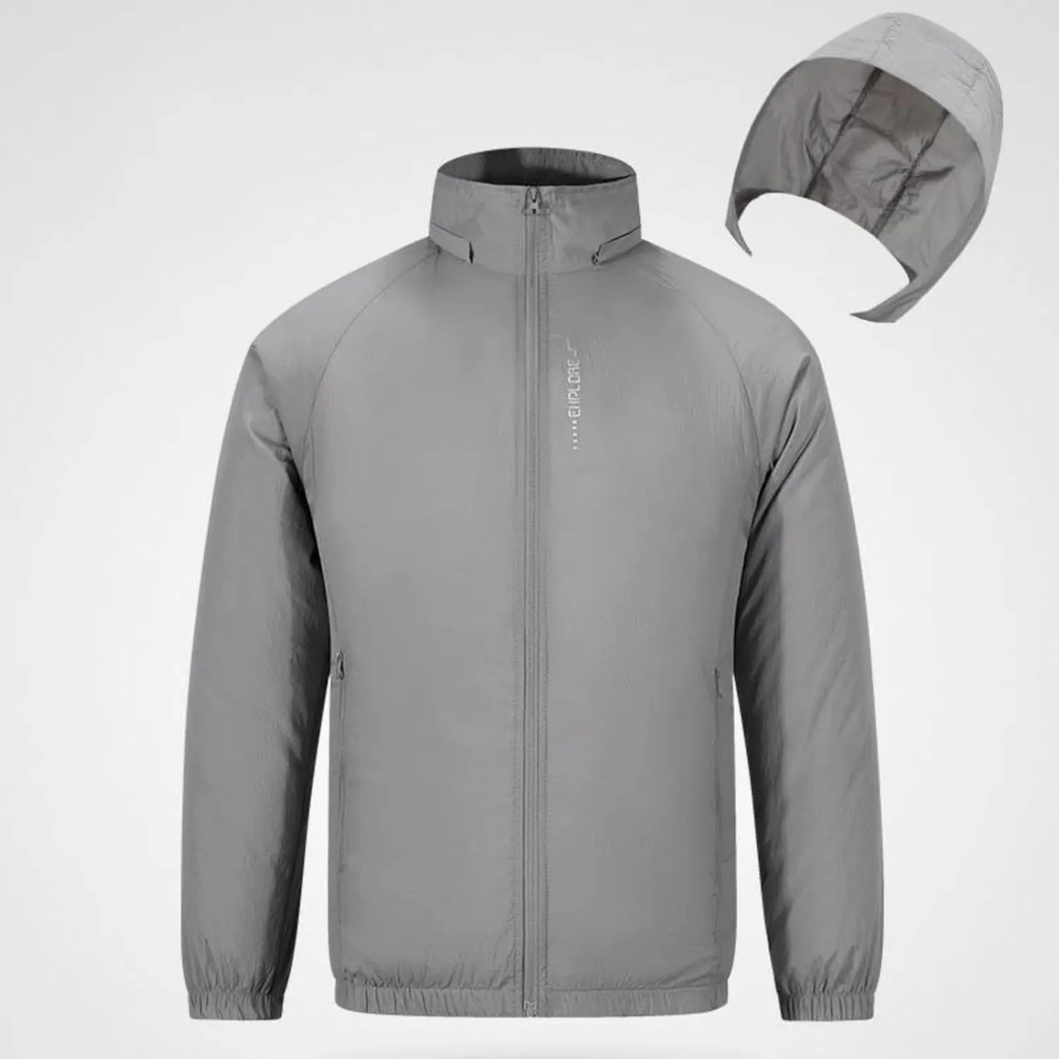 Cooling Fan Jacket For Men USB Sun Protective Track Jackets Air Conditioning Fishing Top Coat Cooling Hiking Hoodies
