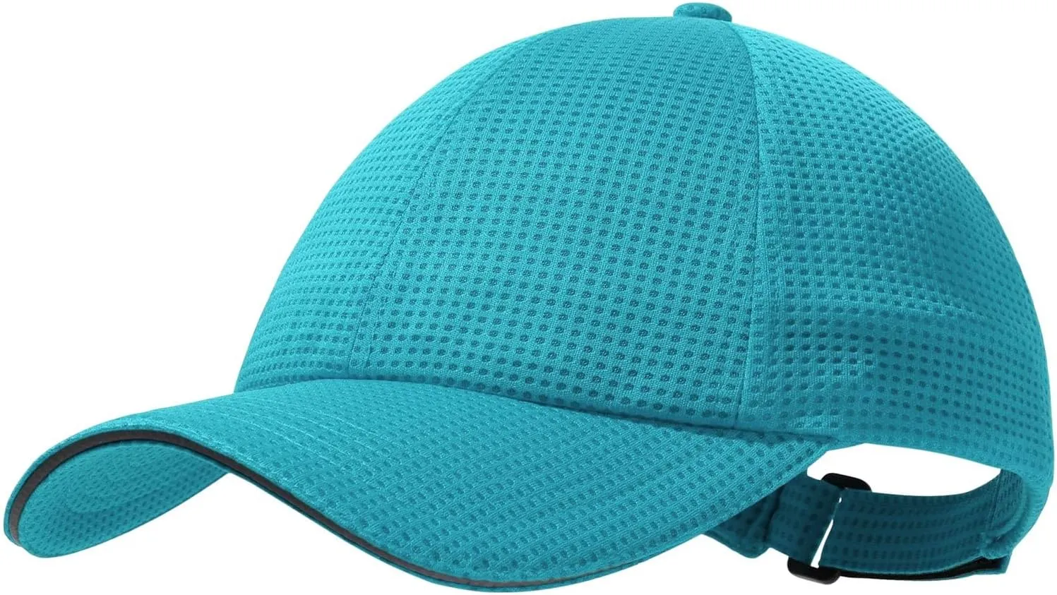 Criss Cross High Ponytail Baseball Cap for Women Lightweight Mesh Running Hat with Reflective Trim, Adjustable Fit for Sports