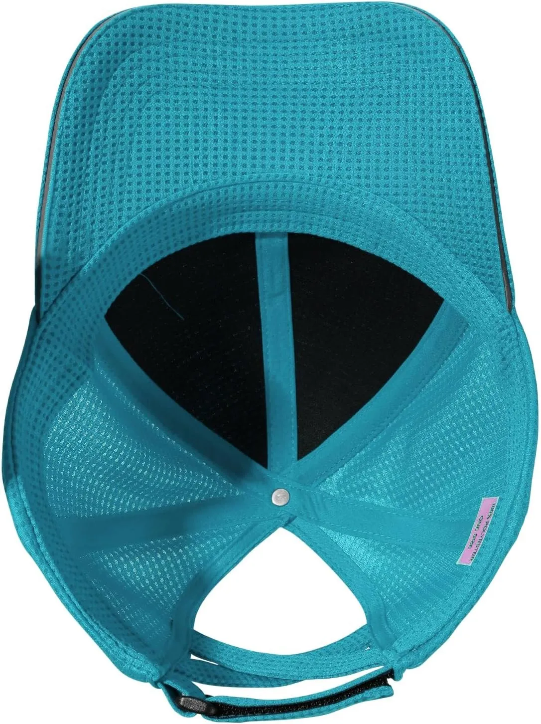 Criss Cross High Ponytail Baseball Cap for Women Lightweight Mesh Running Hat with Reflective Trim, Adjustable Fit for Sports