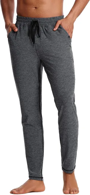 CRZ YOGA Mens Comfy Lounge Pants 30" - Super-Soft Open Bottom Yoga Casual Pajama Pants Athletic Sweatpants with Pockets