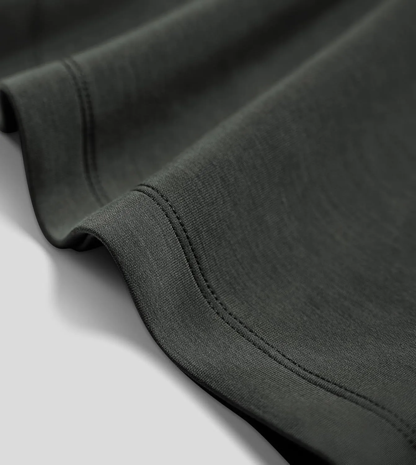Fioboc Shirts for Men Modal Blend Elbow Patch Long Sleeve Tee Top T-Shirt S-4XL