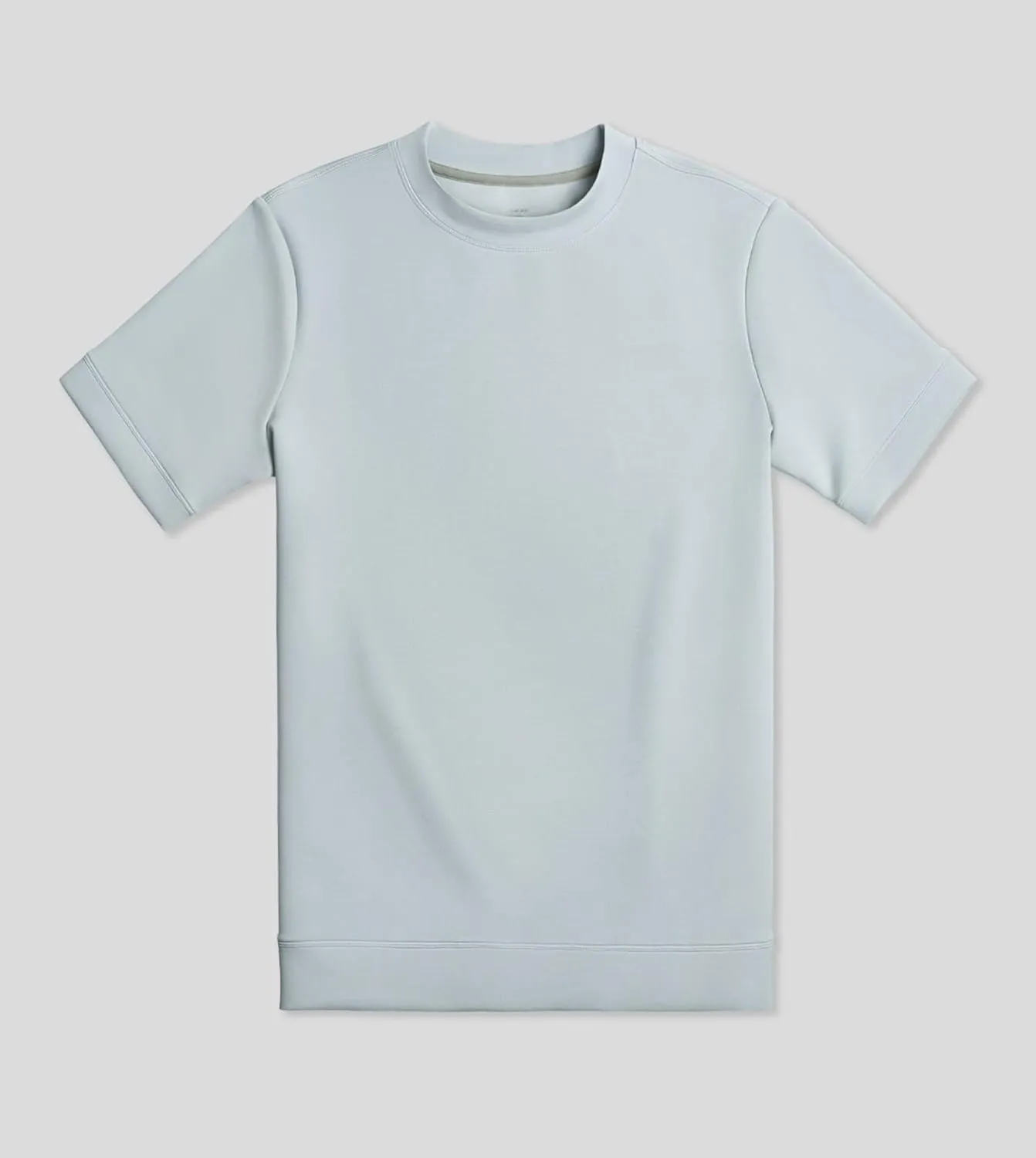 Fioboc Shirts for Men Modal Blend Short Sleeve Tee Slim Fit Solid Top S-4XL