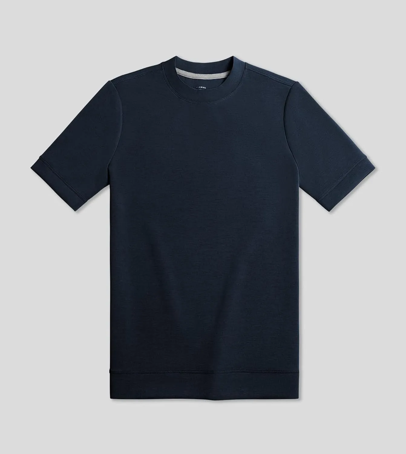 Fioboc Shirts for Men Modal Blend Short Sleeve Tee Slim Fit Solid Top S-4XL