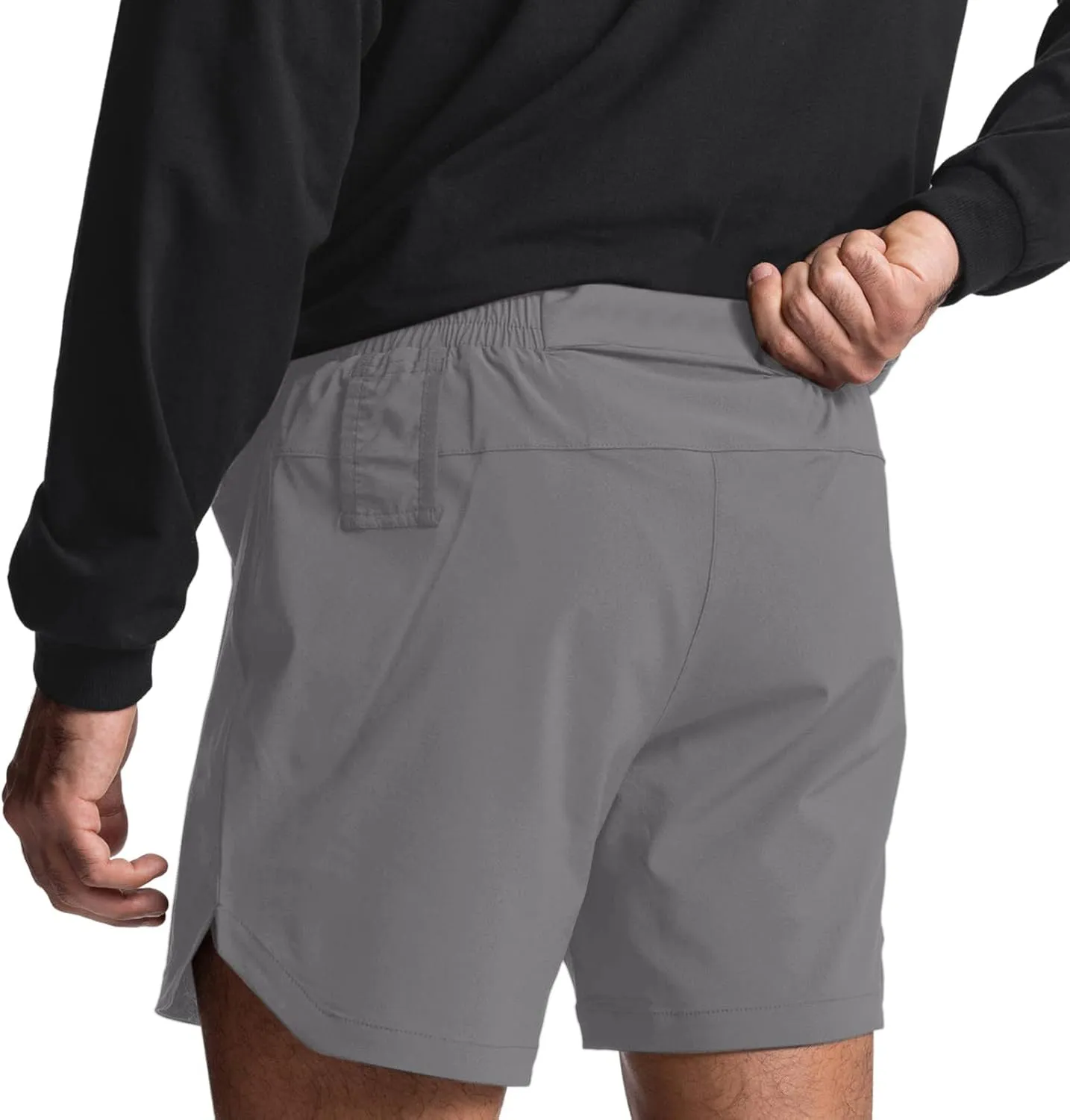 GOKKILRW Mens Athletic Gym Shorts Quick Dry Drawstring Workout Running Training Shorts Elastic Waist Summer Sports Shorts