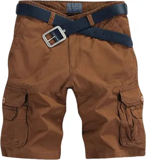 Gym Shorts for Men Summer Pants Flat Front Drawstring Elastic Waist Trousers Cotton Beach Lightweight Lounge Shorts