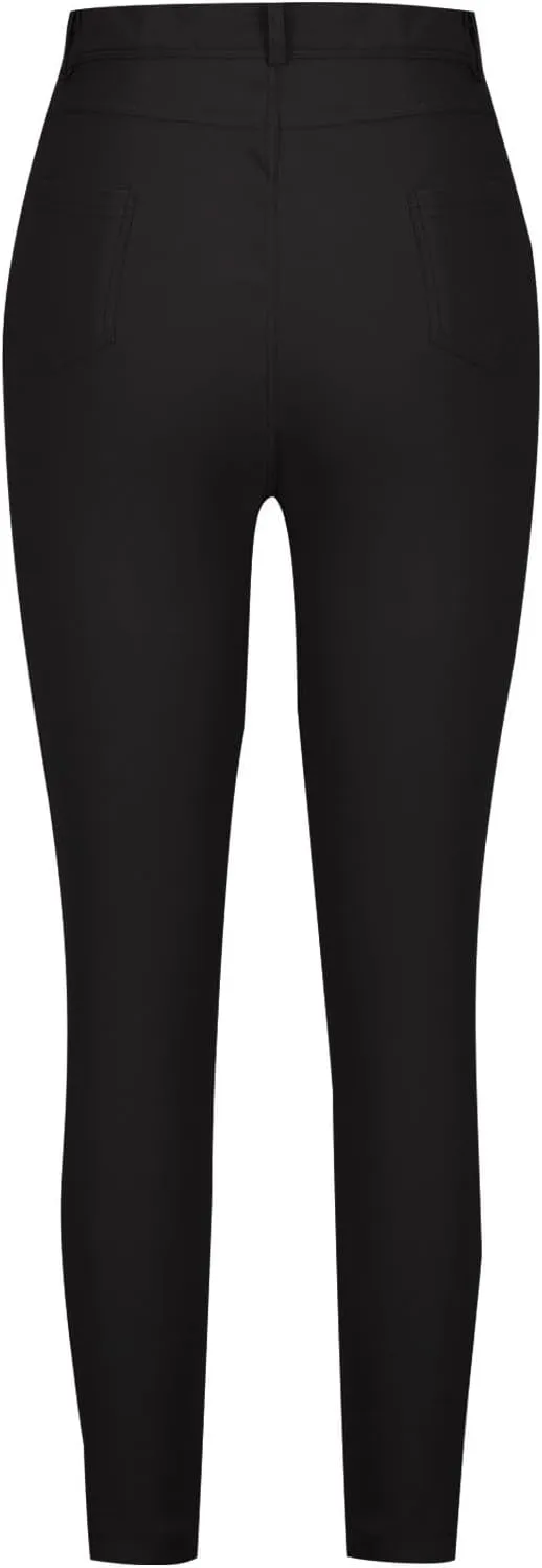 High Waisted Stretchy Skinny Jeans Women Classic Slim Fit Leggings Breathable Butt Lifting Denim Pants with Pockets