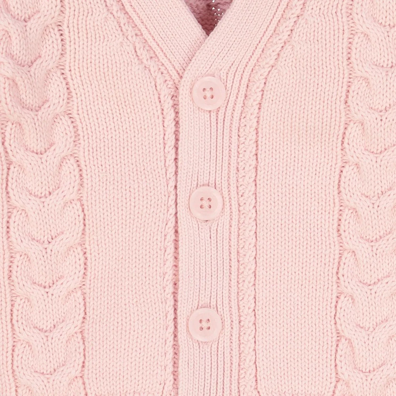 Hope & Henry Layette Cable Cardigan