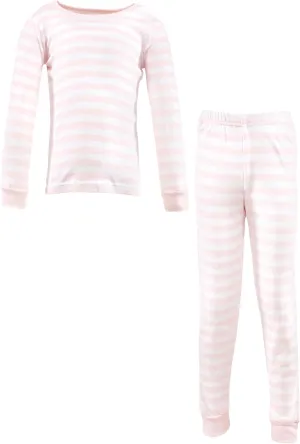 Hudson Baby Baby Girls' Cotton Pajama Set