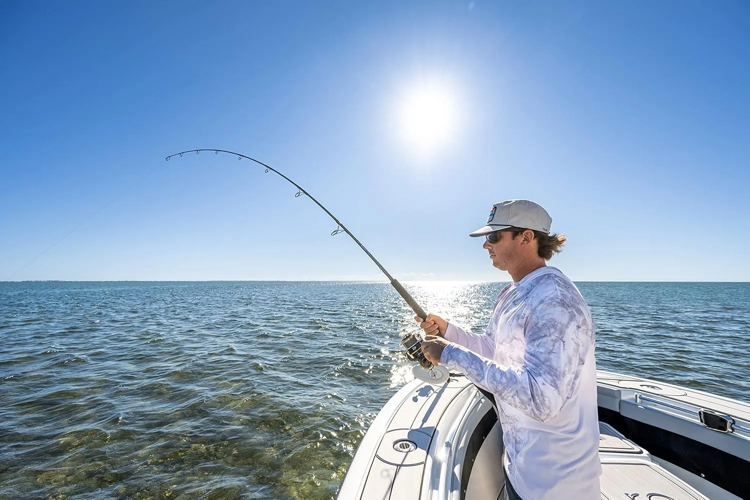 HUK Men's Icon X Camo Hoodie |UPF 50  Long-Sleeve Fishing Shirt
