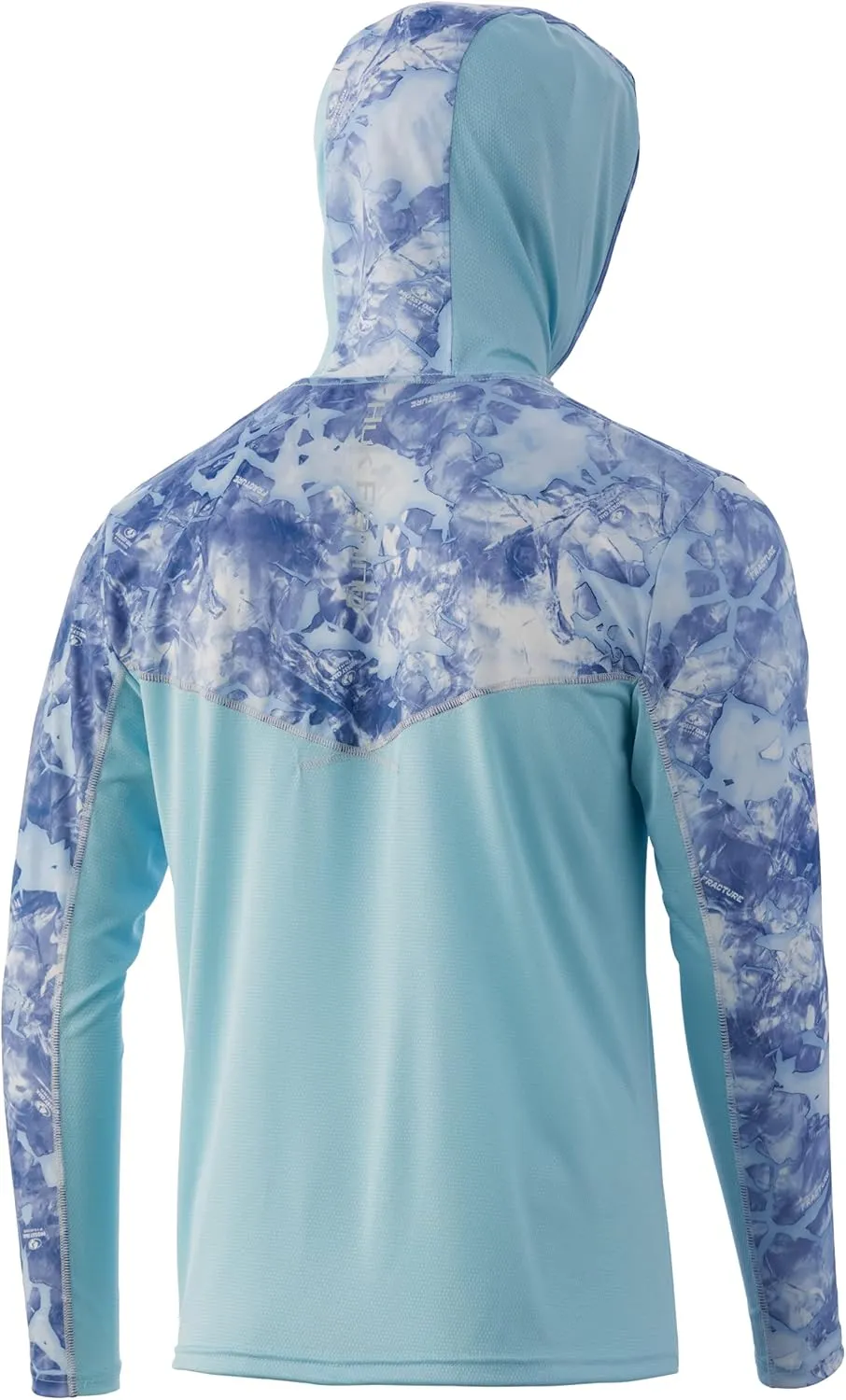 HUK Men's Icon X Camo Hoodie |UPF 50  Long-Sleeve Fishing Shirt