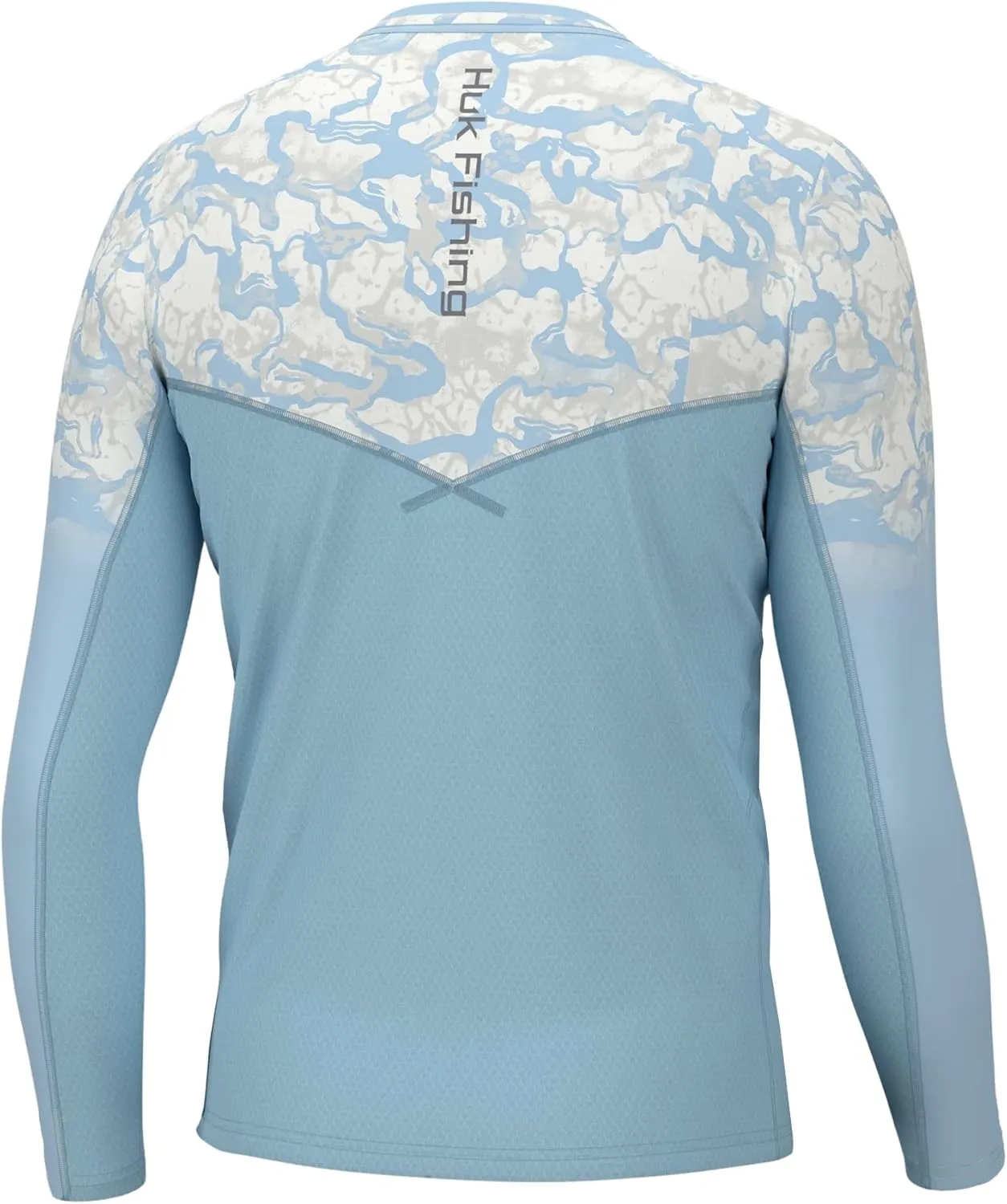 HUK Men's Icon X Crew, Long-Sleeve Performance Fishing Shirt