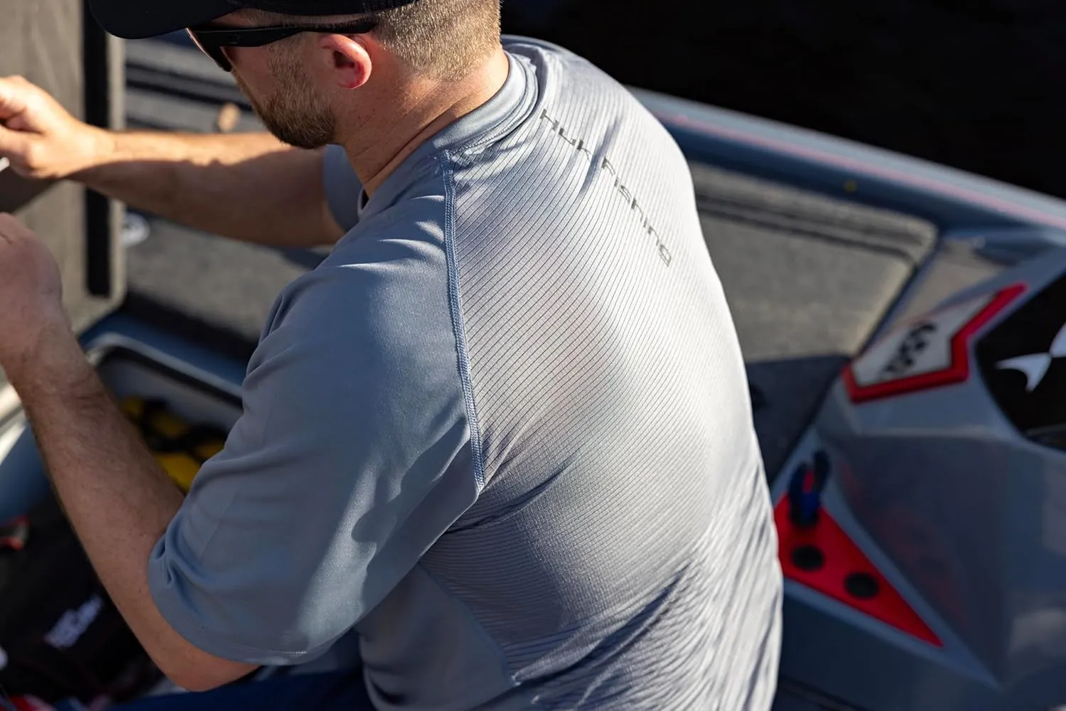 HUK Men's Icon X Crew, Short-Sleeve Performance Fishing Shirt