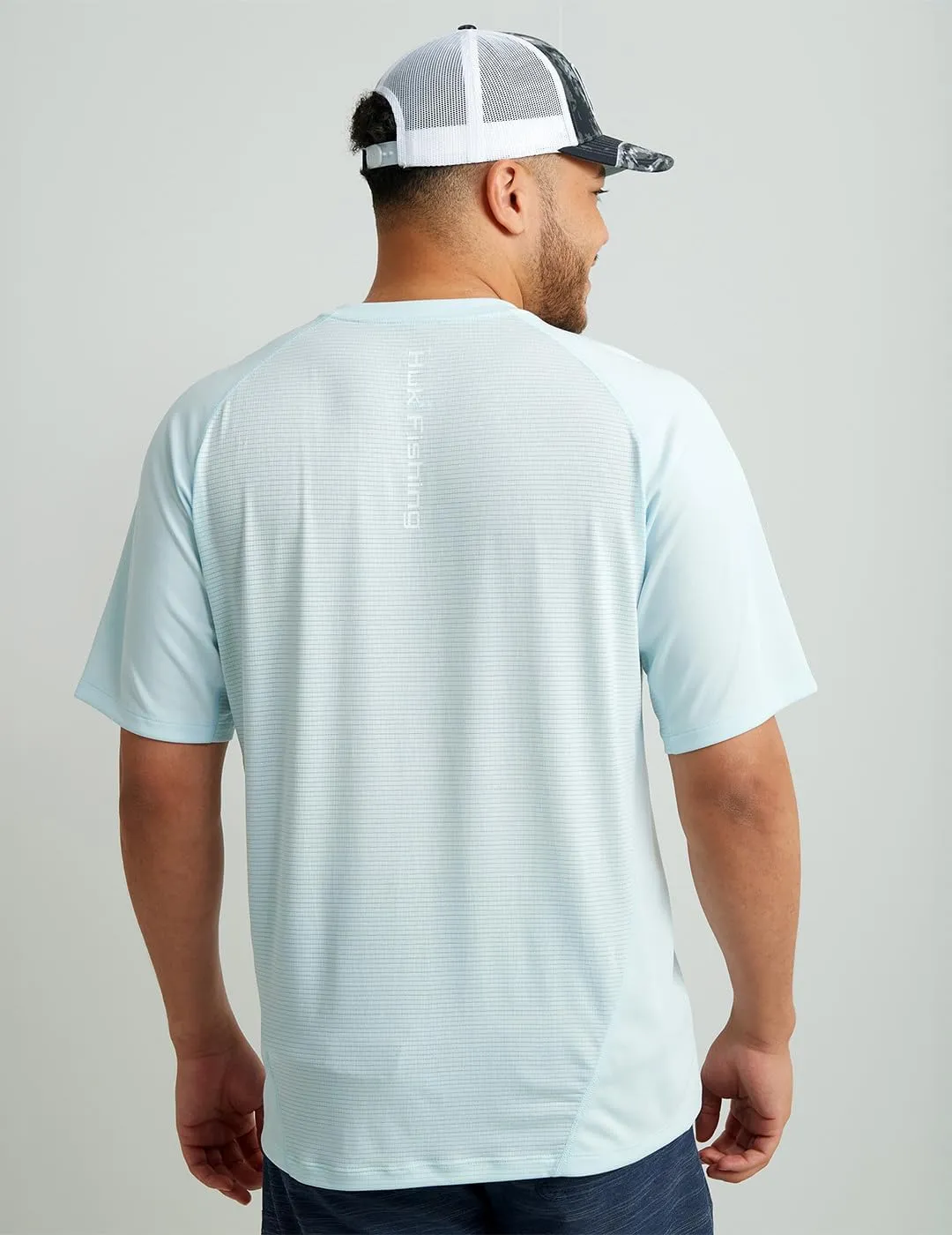 HUK Men's Icon X Crew, Short-Sleeve Performance Fishing Shirt