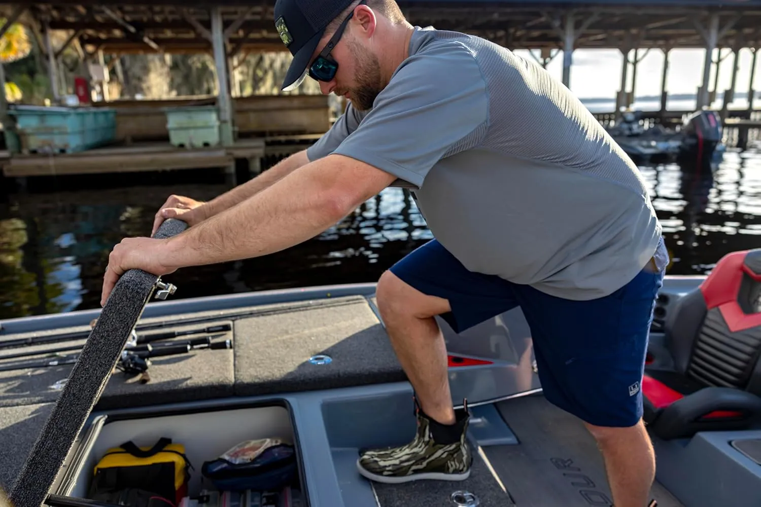 HUK Men's Icon X Crew, Short-Sleeve Performance Fishing Shirt