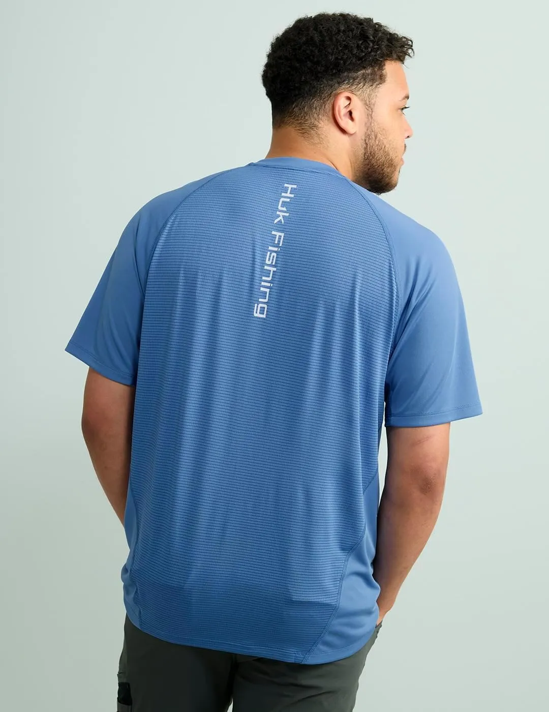 HUK Men's Icon X Crew, Short-Sleeve Performance Fishing Shirt