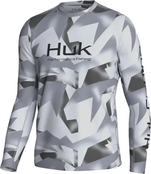 HUK Men's Icon X Pattern Long Sleeve, Performance Fishing Shirt