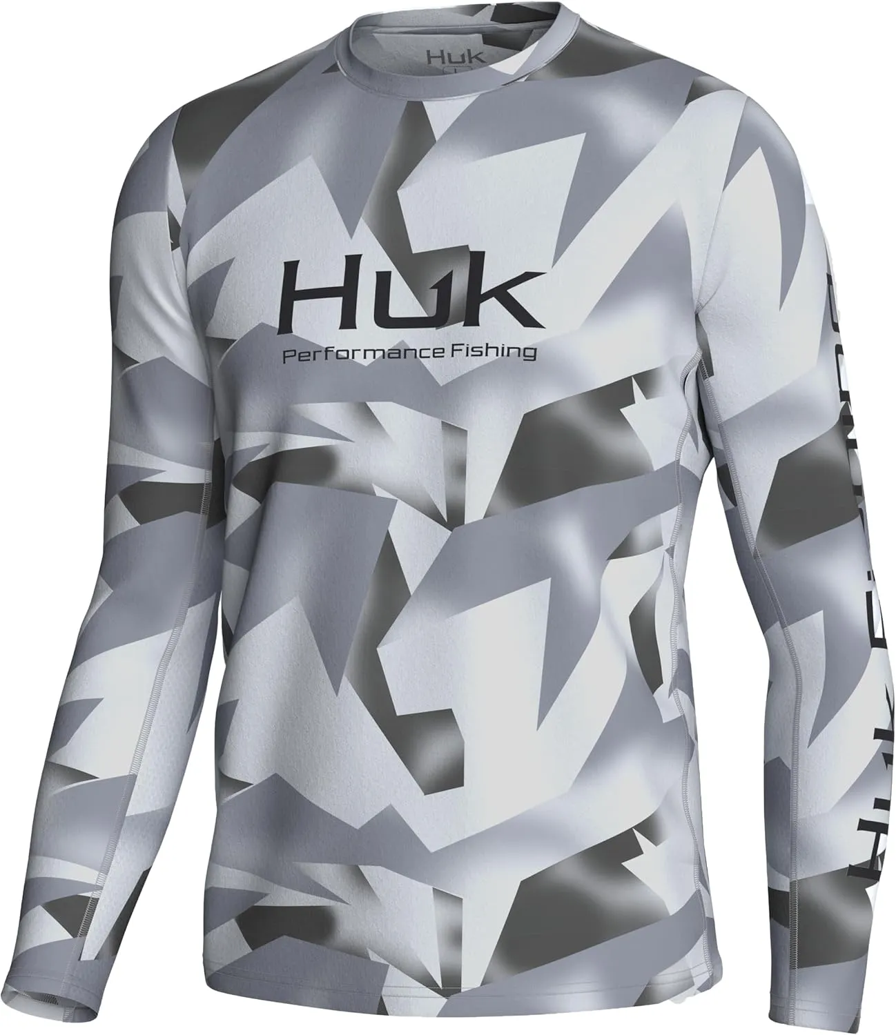 HUK Men's Icon X Pattern Long Sleeve, Performance Fishing Shirt