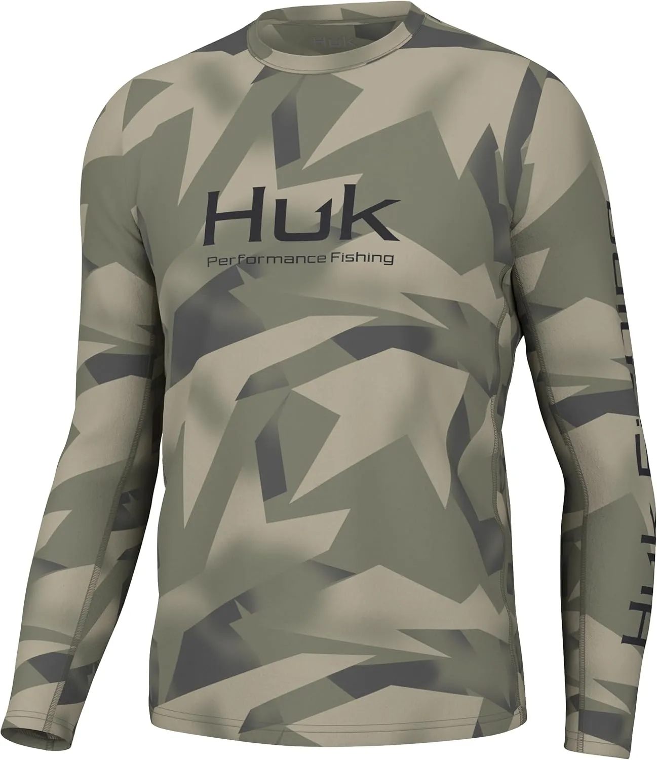 HUK Men's Icon X Pattern Long Sleeve, Performance Fishing Shirt