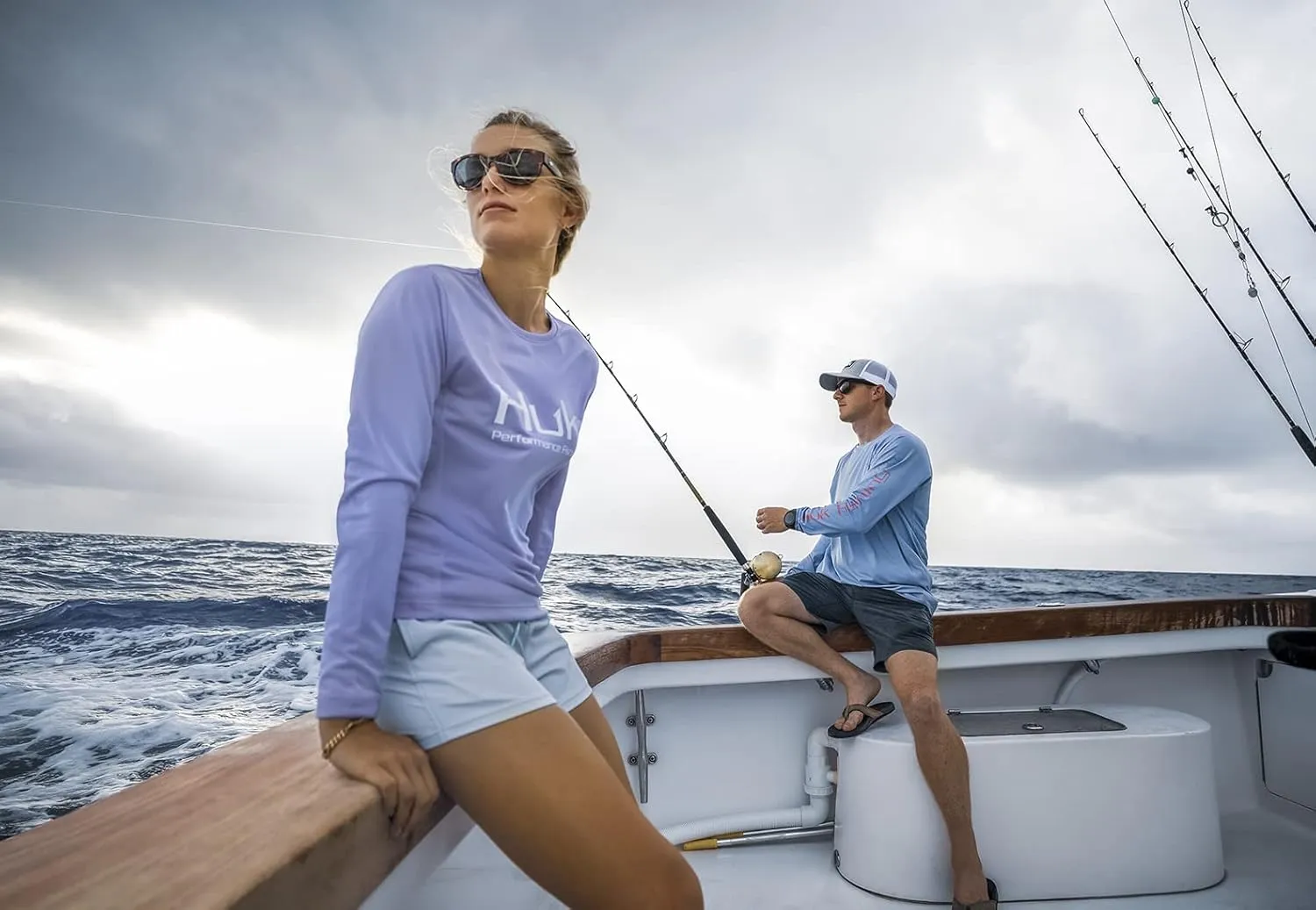 HUK Women's Icon X Long Sleeve Fishing Shirt with Sun Protection