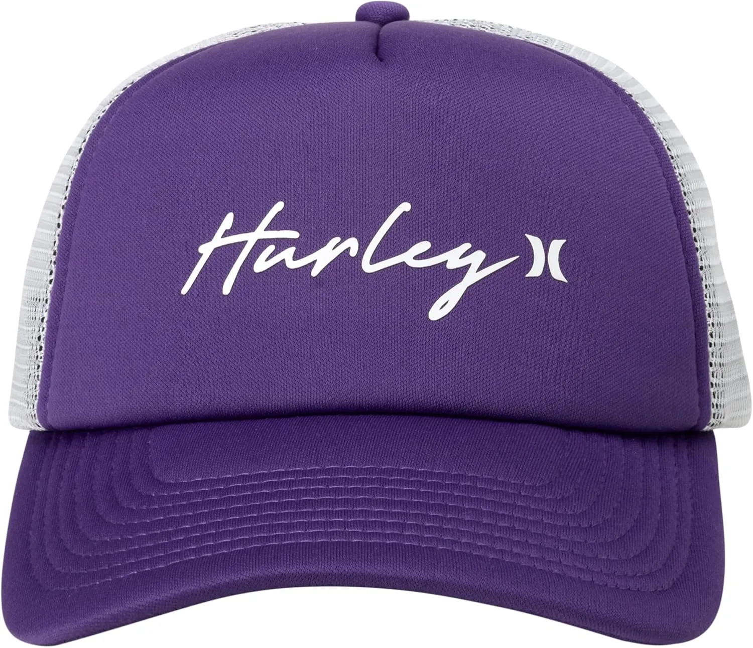 Hurley Womens Trucker Hat - Curved Brim Lightweight Mesh Adjustable Snapback Summer Baseball Cap for Women