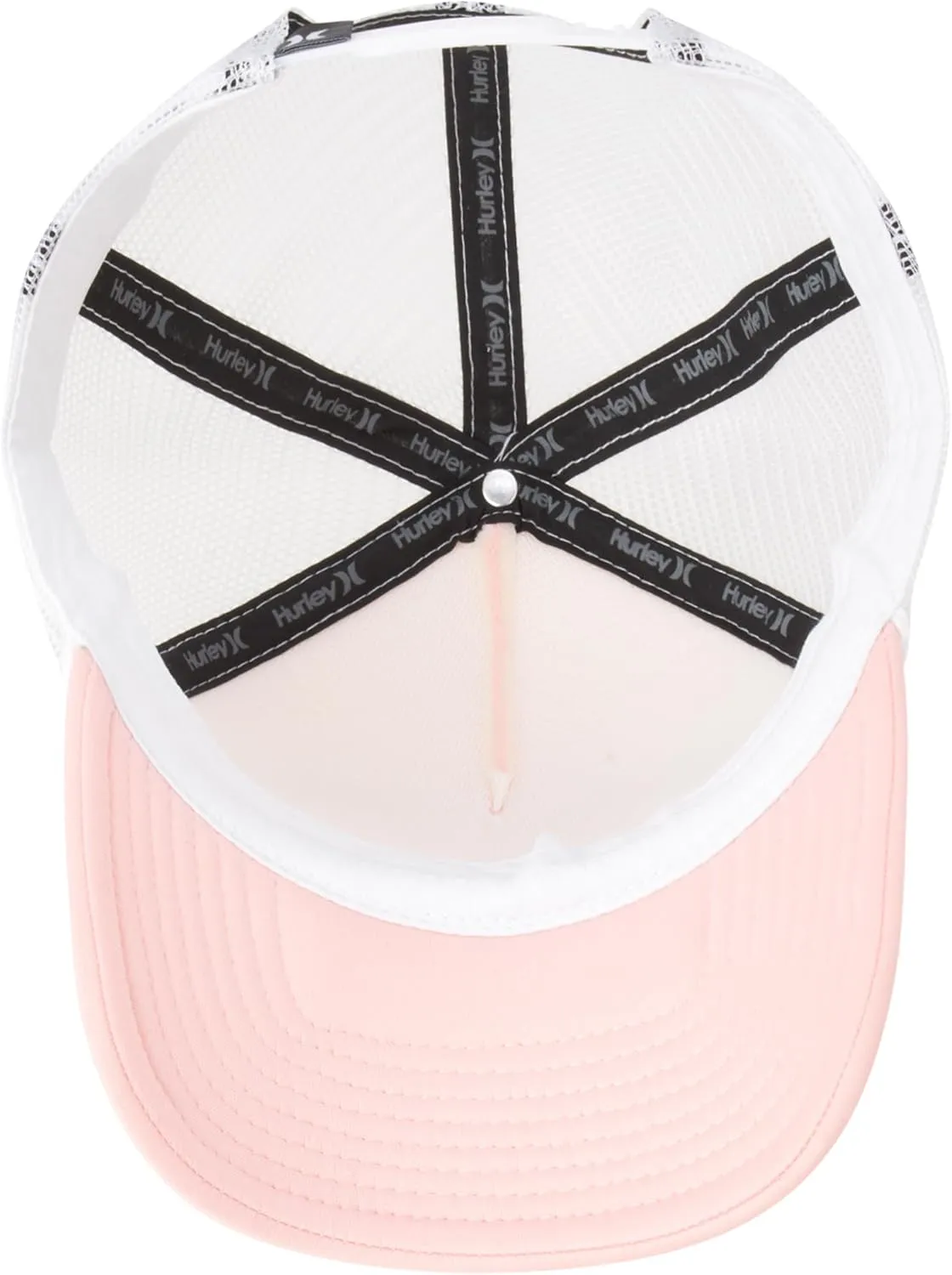 Hurley Womens Trucker Hat - Curved Brim Lightweight Mesh Adjustable Snapback Summer Baseball Cap for Women