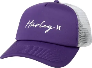 Hurley Womens Trucker Hat - Curved Brim Lightweight Mesh Adjustable Snapback Summer Baseball Cap for Women