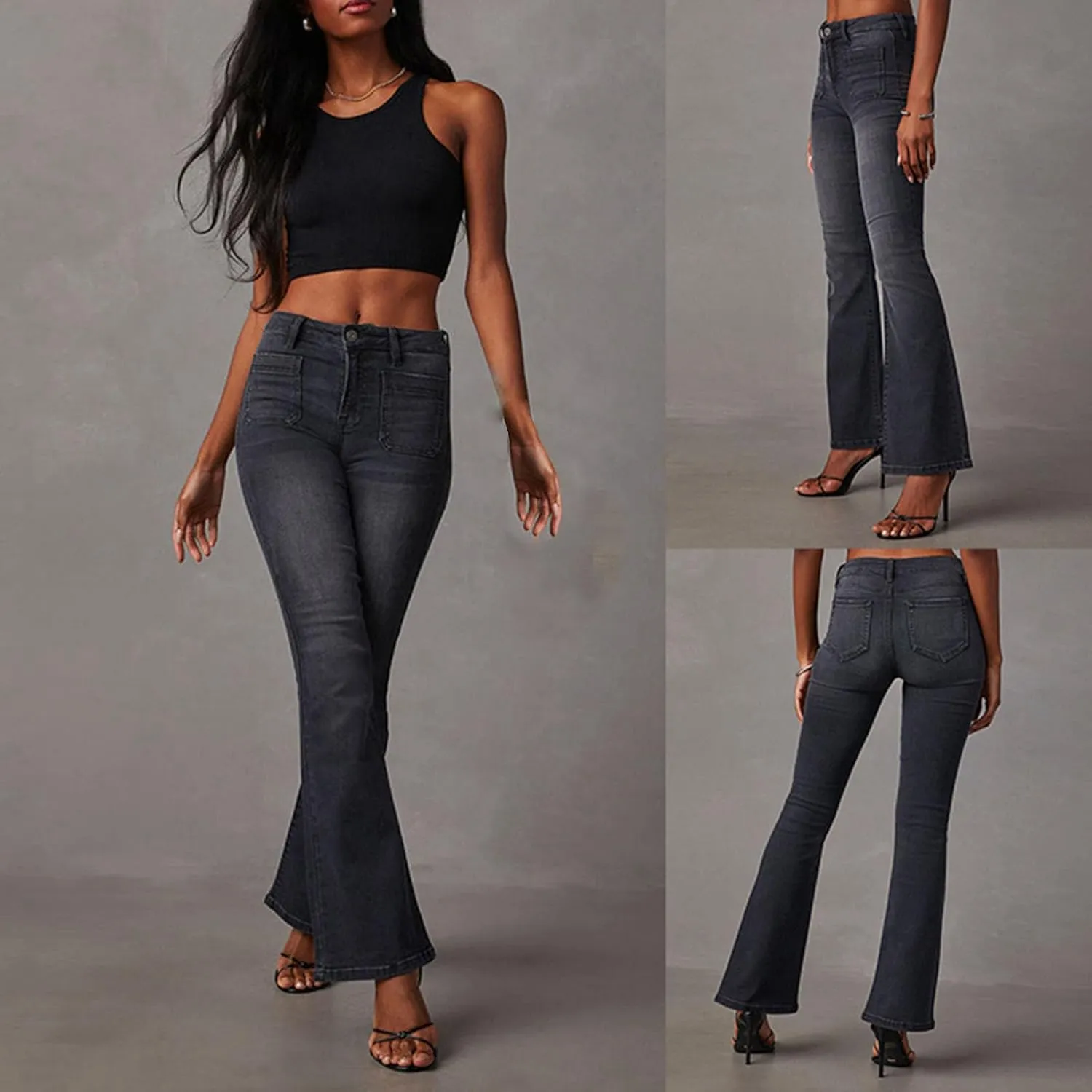 Jeans for Women High Waist High Waisted Skinny Jeans for Slenderizing and Stretchy Elongating Jeans for